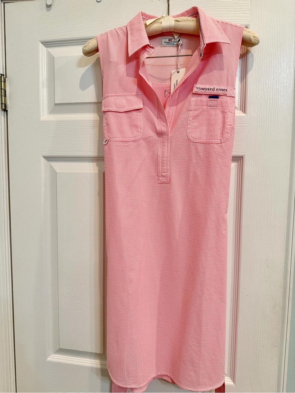 New Vineyard Vines performance stripped dress with tags